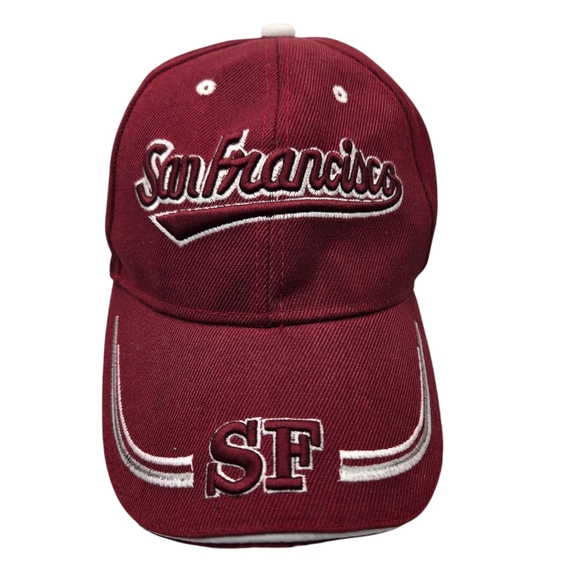 Lanza San Francisco 49ers Embroidered Fan Ball Cap Strapback - Picture 1 of 9